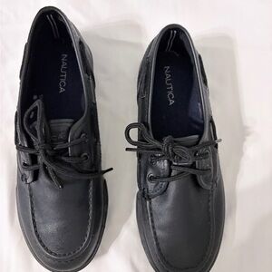 Nautica Men's Classic Black Boat Shoes